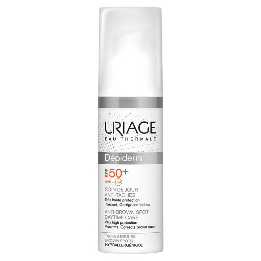 

URIAGE Депидерм spf 50+ дневной уход против пигментных пятен