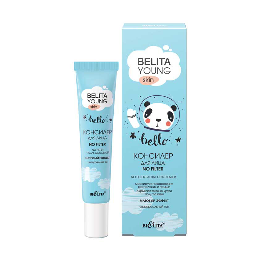 

БЕЛИТА YOUNG SKIN «Безупречное сияние» Консилер для лица NO FILTER
