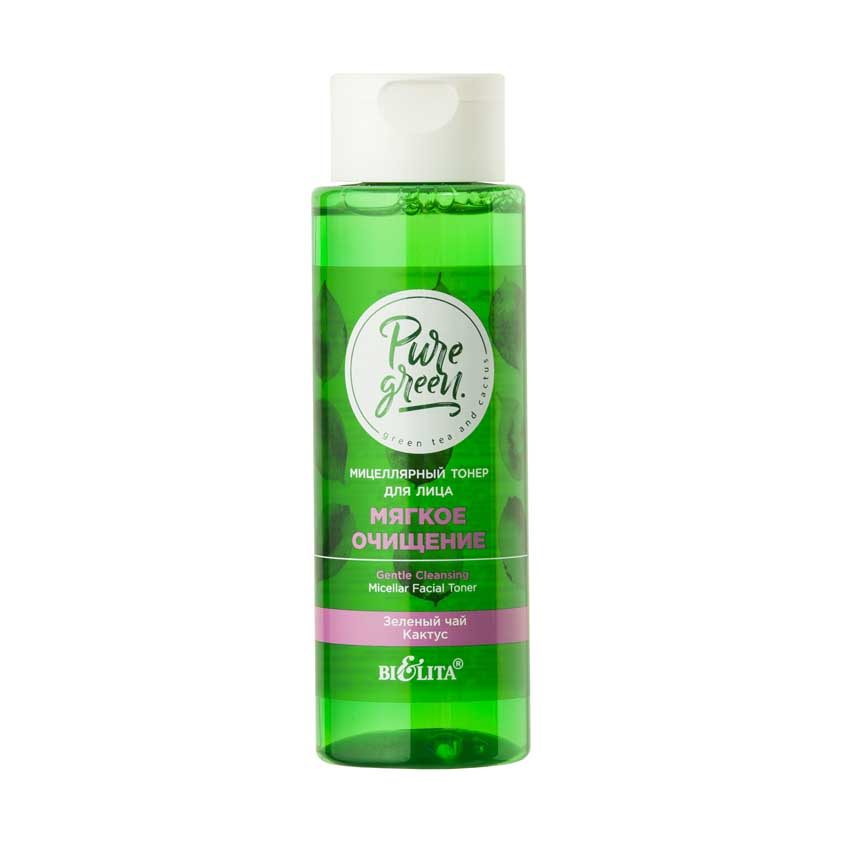 

БЕЛИТА PURE GREEN Тонер мицеллярный для лица Мягкое очищение