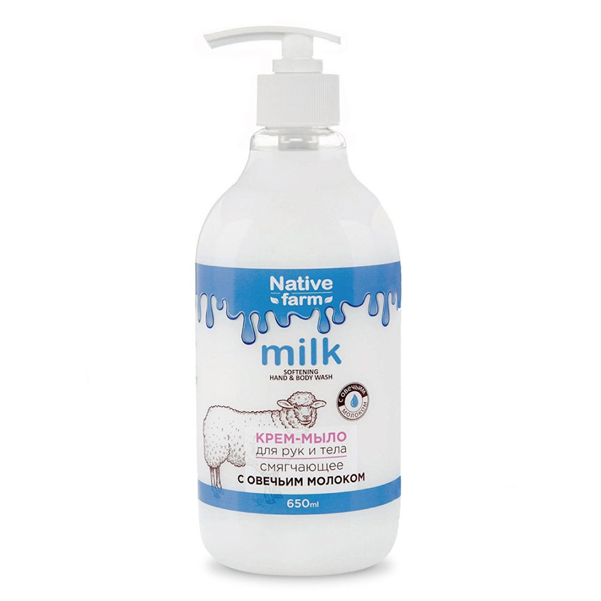

VILSEN Смягчающее крем-мыло для рук и тела с овечьим молоком "Milk Native farm"