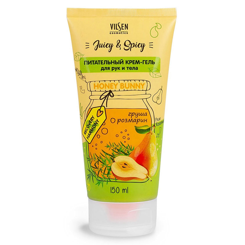 

VILSEN Питательный крем-гель для рук и тела груша и розмарин "Juicy&Spicy"