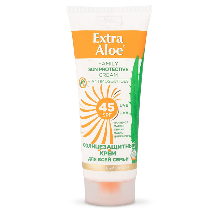 

VILSEN Солнцезащитный крем для всей семьи с репеллентным эффектом SPF45 Extra Aloe