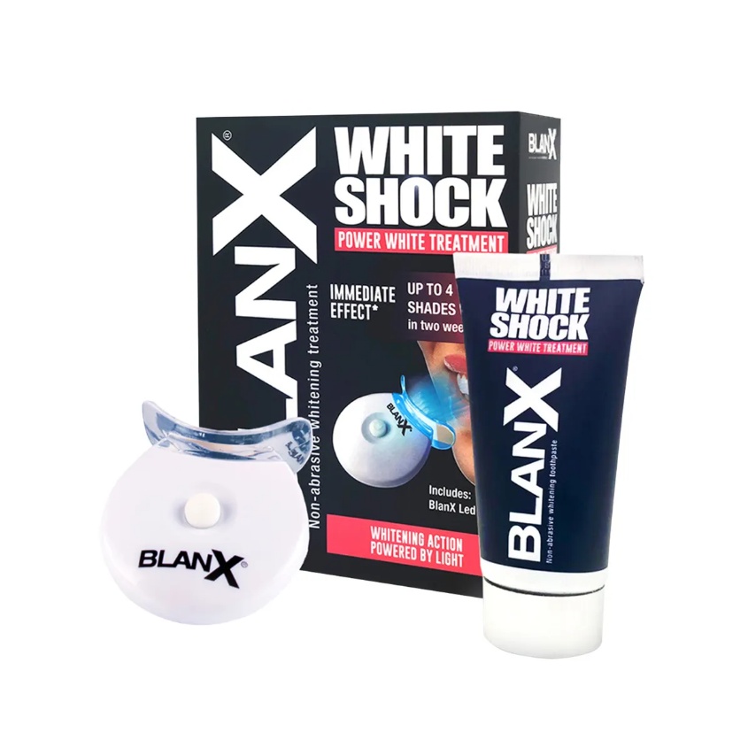 

BLANX Отбеливающий уход + световой активатор