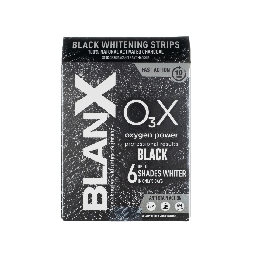 

BLANX O3X Отбеливающие полоски с углем