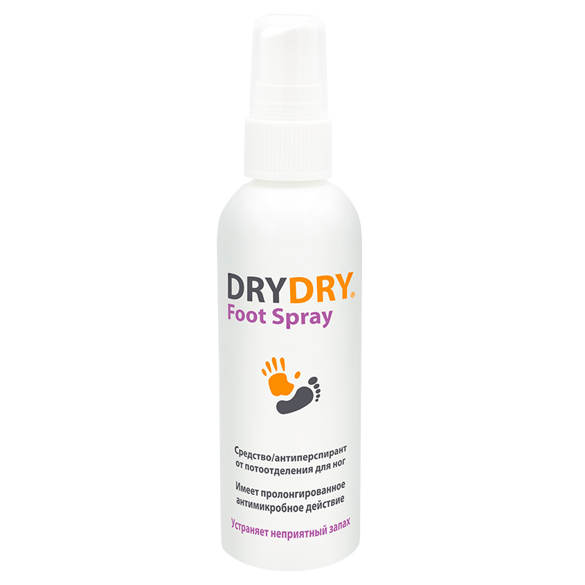 

Foot Spray (ДРАЙДРАЙ Фут Спрей) Средство/антиперспирант от потоотделения для ног