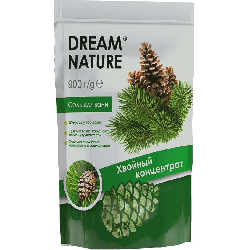 

DREAM NATURE Соль для ванн "Хвойный концентрат"