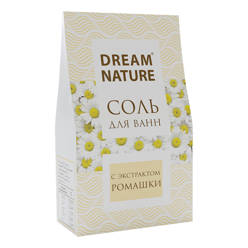 DREAM NATURE Природная соль для ванн "Ромашка"