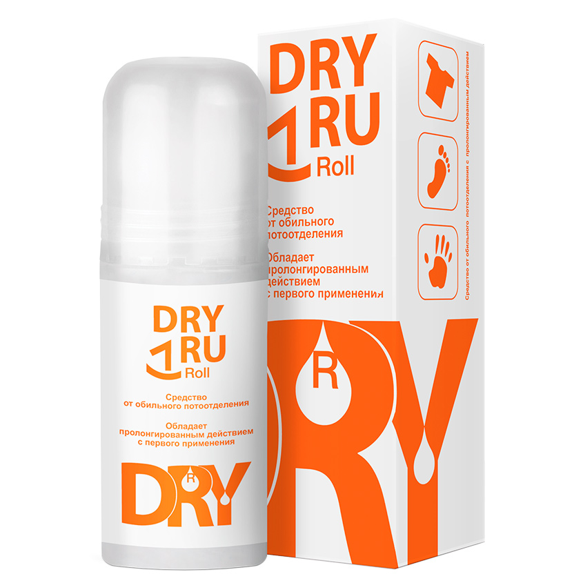 

DRY RU Roll Средство от обильного потоотделения с пролонгированым действием