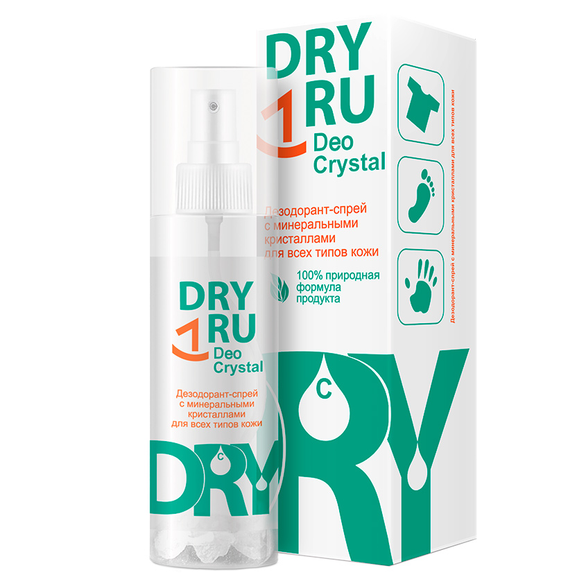 

Deo Crystal Дезодорант-спрей с минеральными кристаллами для всех типов кожи