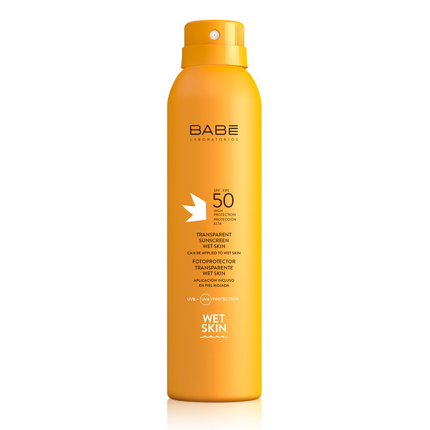 

LABORATORIOS BABE Спрей солнцезащитный прозрачный влагостойкий SPF50+