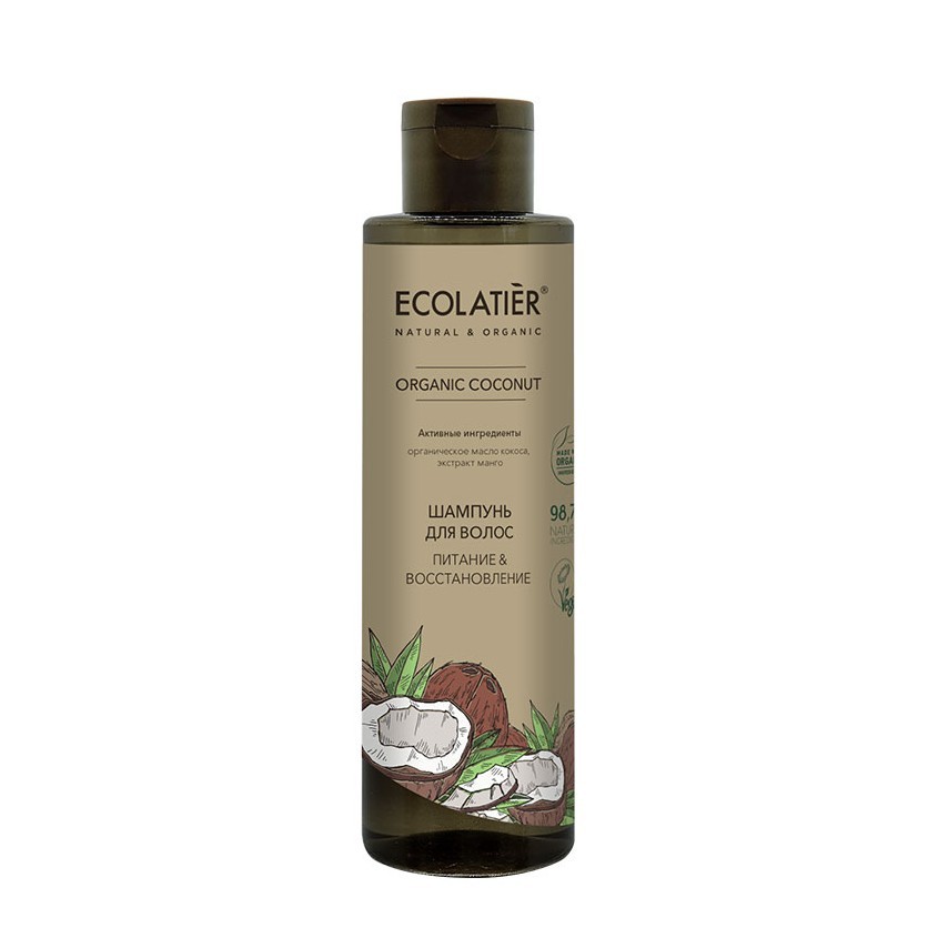 

ECOLATIER GREEN Шампунь для волос Питание & Восстановление ORGANIC COCONUT