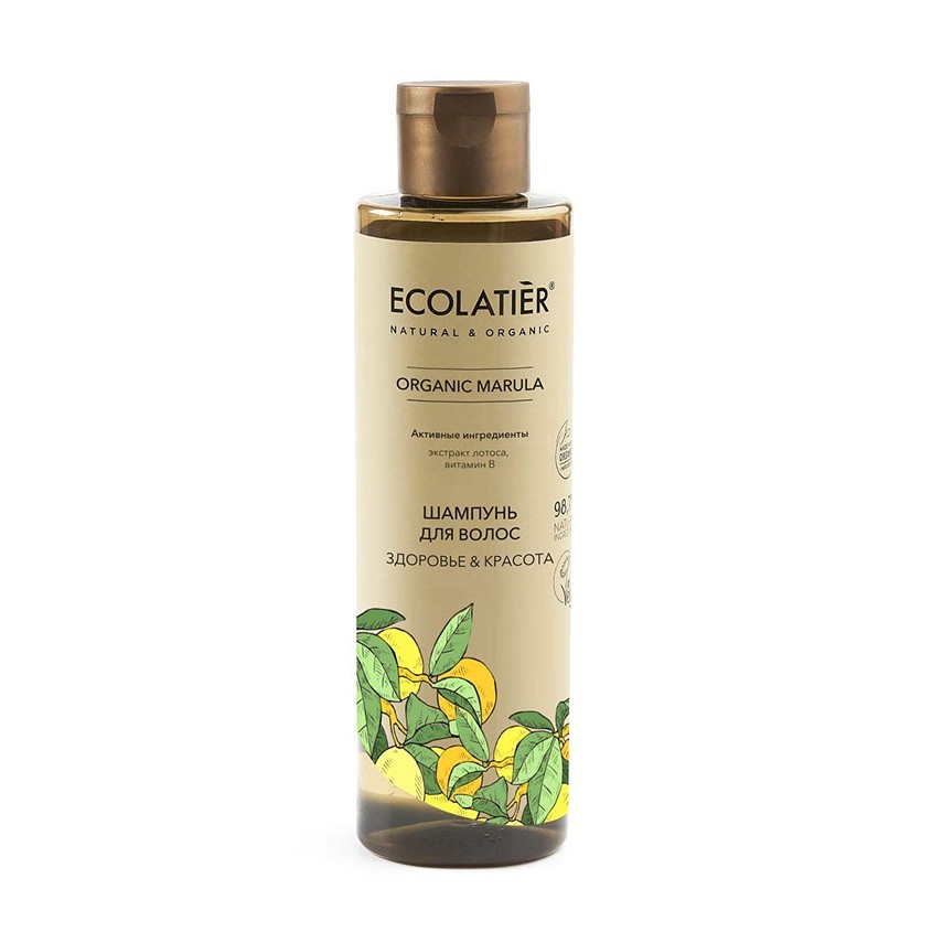

ECOLATIER GREEN Шампунь для волос ЗДОРОВЬЕ & КРАСОТА ORGANIC MARULA