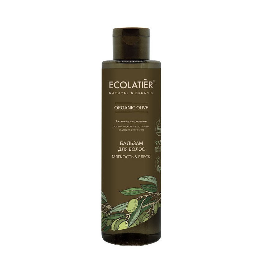 

ECOLATIER GREEN Бальзам для волос Мягкость & Блеск ORGANIC OLIVE
