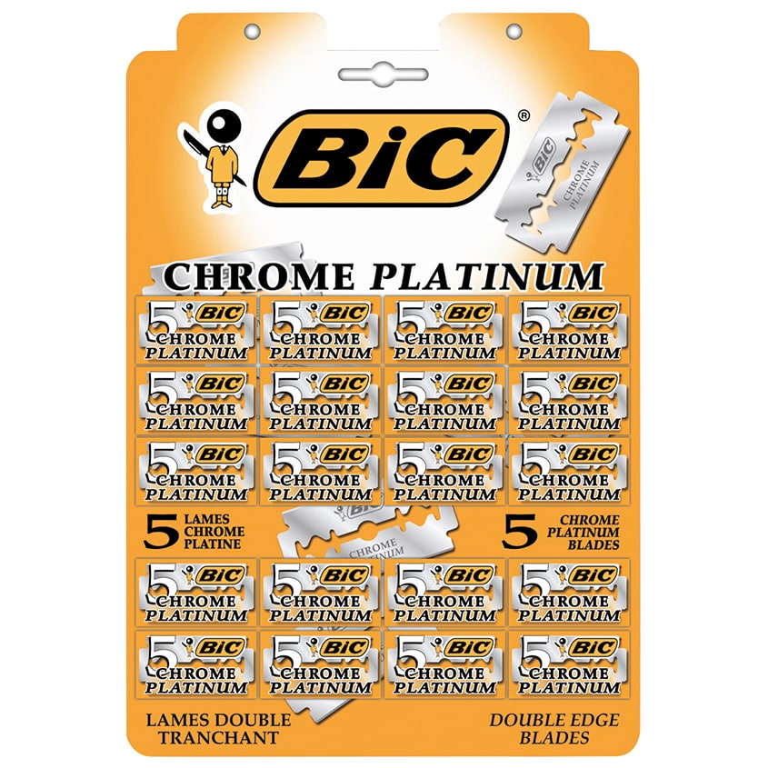 BIC Лезвия для Т-образной бритвы, Chrome Platinum