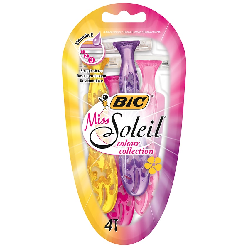 BIC Бритва женская Miss Soleil Colour Collection