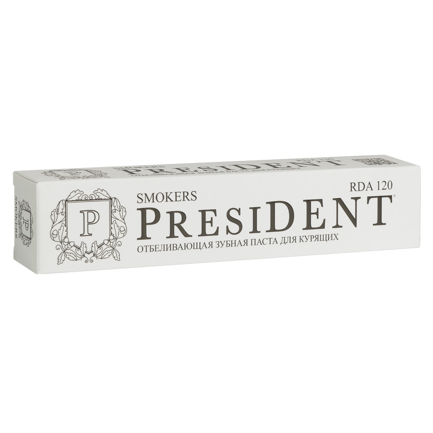 

PRESIDENT Зубная паста PRESIDENT Smokers (120 RDA)