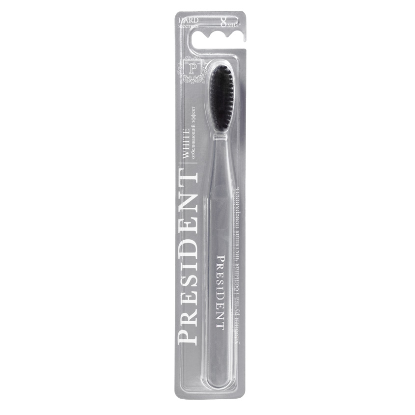 

PRESIDENT Зубная щётка PRESIDENT White 8 мил