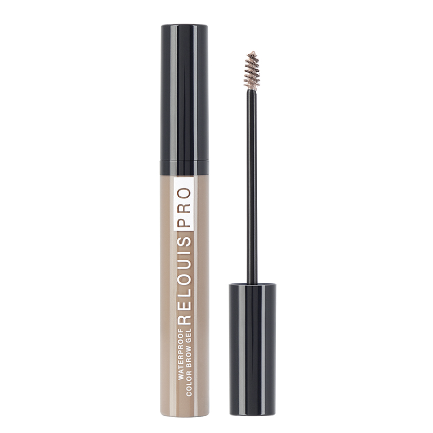 Гель для бровей Relous pro Waterproof Color Brow Gel водостойкий оттеночный