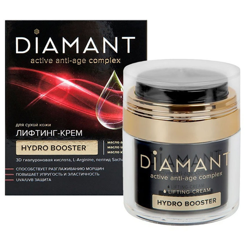 

СВОБОДА Лифтинг-крем для сухой кожи "DIAMANT" с гиалуроновой кислотой, маслом ши и витаминами Е и А