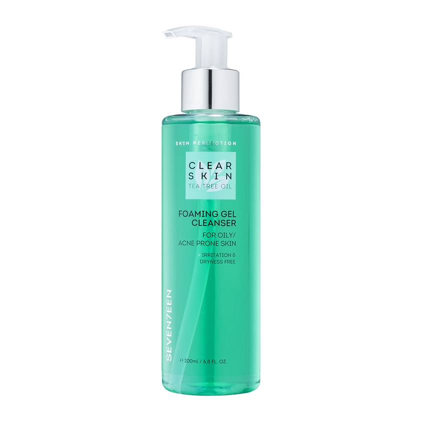 

SEVEN7EEN Очищающая пенка-гель с маслом чайного дерева Clear Skin Foaming Gel Cleanser