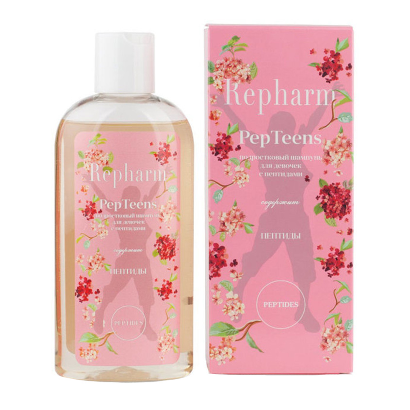 

REPHARM Подростковый шампунь с пептидами для девочек PepTeens