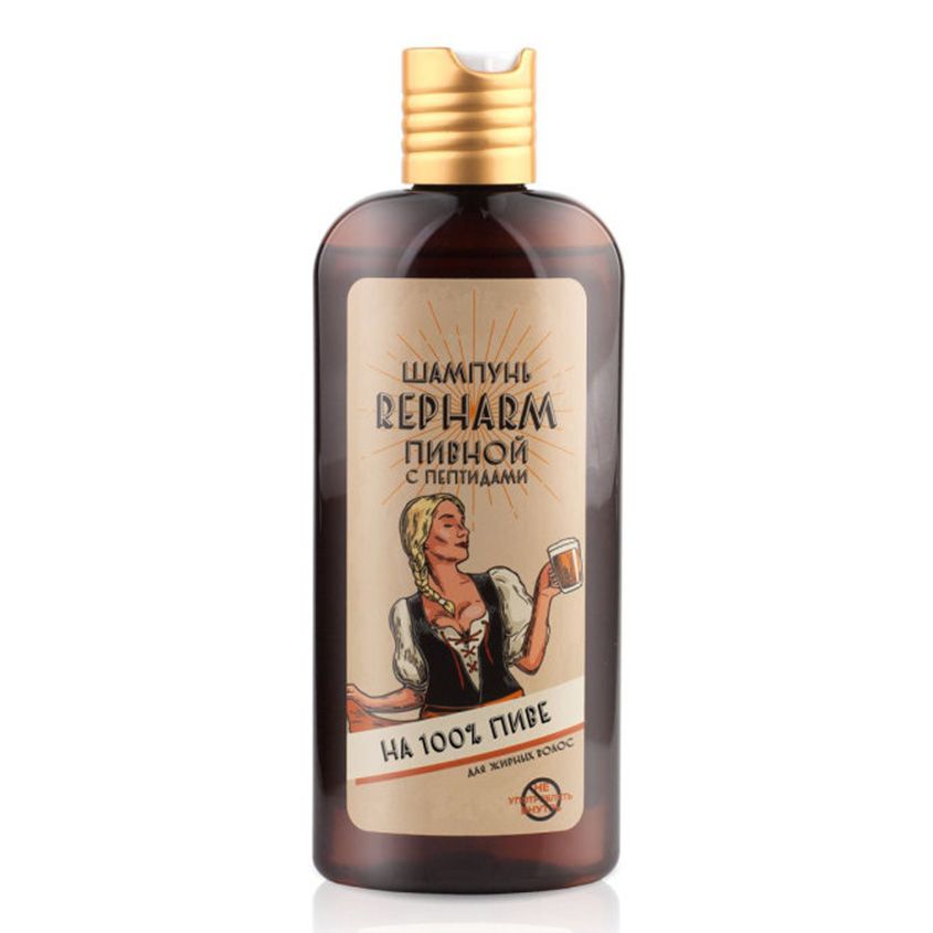 

REPHARM Шампунь Пивной с пептидами для жирных волос