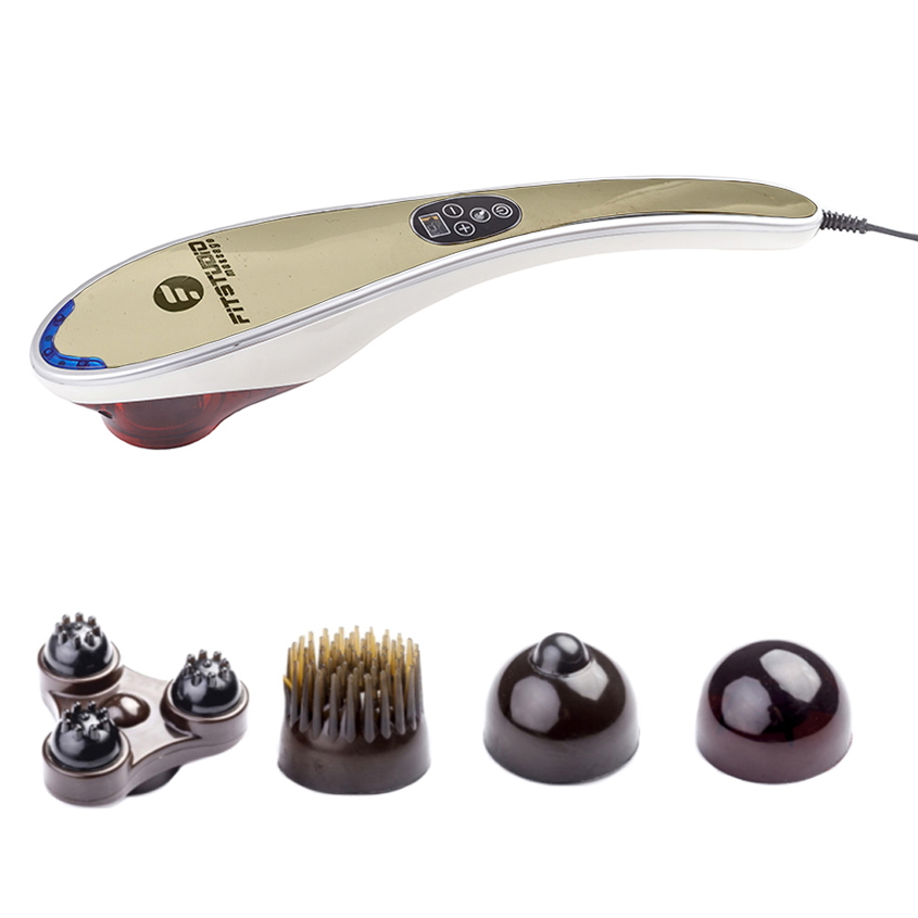 

FITSTUDIO Ручной массажер для тела BODY MASSAGER c ИК-прогревом (золотой)