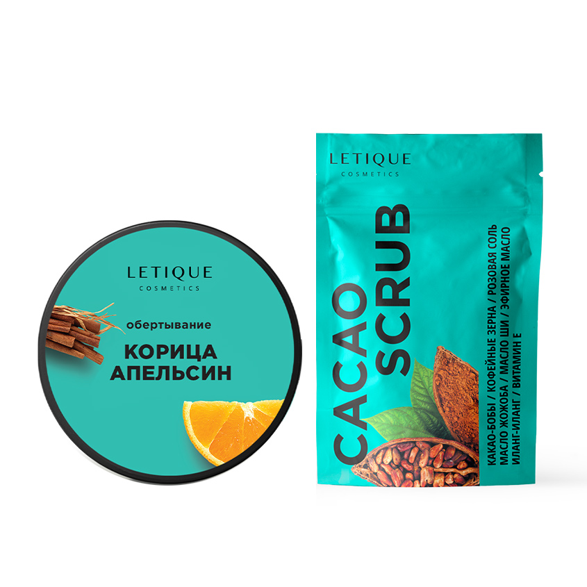 

LETIQUE COSMETICS Горячий антицеллюлитный комплекс с какао