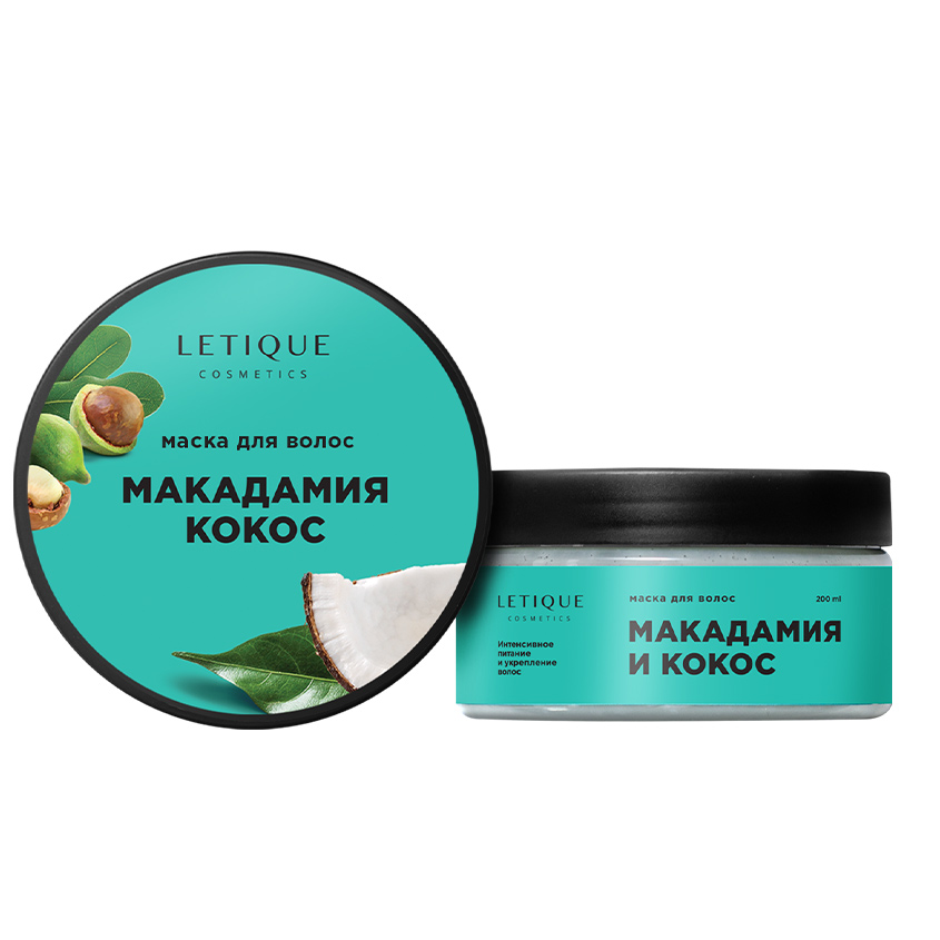 LETIQUE COSMETICS Маска для волос Макадамия-кокос