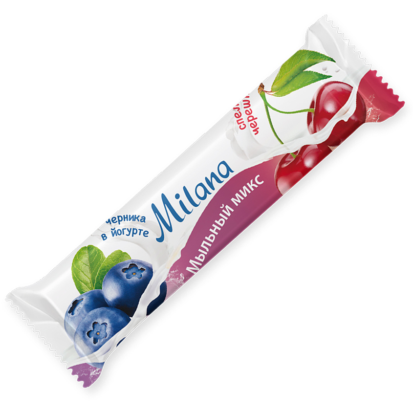 

GRASS Мыло туалетное "Milana мыльный микс" черника в йогурте & спелая черешня