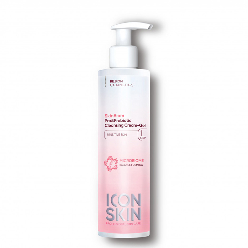 

ICON SKIN Очищающий крем-гель для умывания c про- и пребиотиками Skinbiom