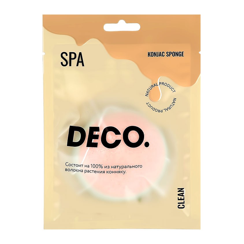 

DECO. Спонж из конняку mint-rose