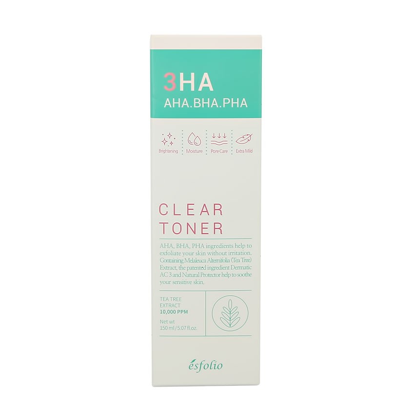 

ESFOLIO Тонер для лица c AHA,BHA и PHA - кислотами