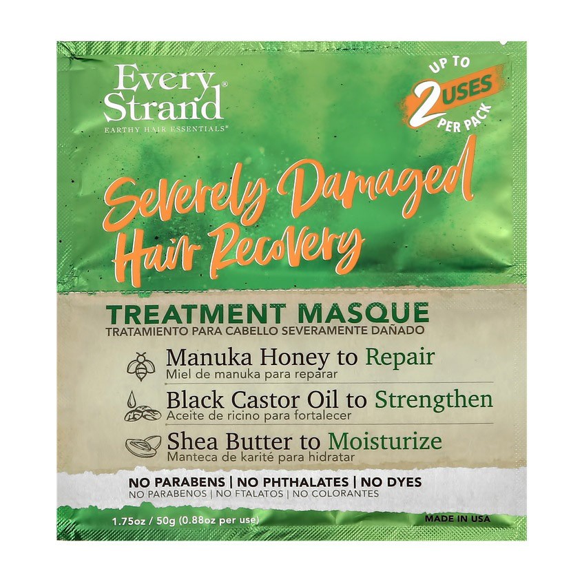 

EVERY STRAND Маска для волос восстанавливающая (для сильно поврежденных волос)