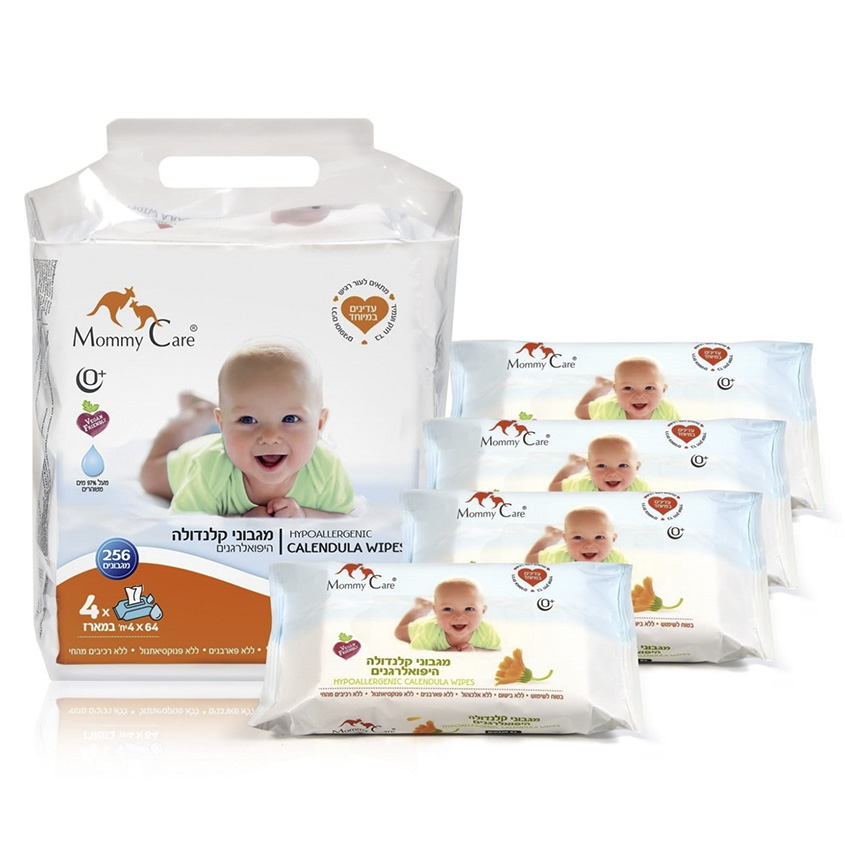 

MOMMY CARE Детские влажные салфетки с экстрактом календулы 0+