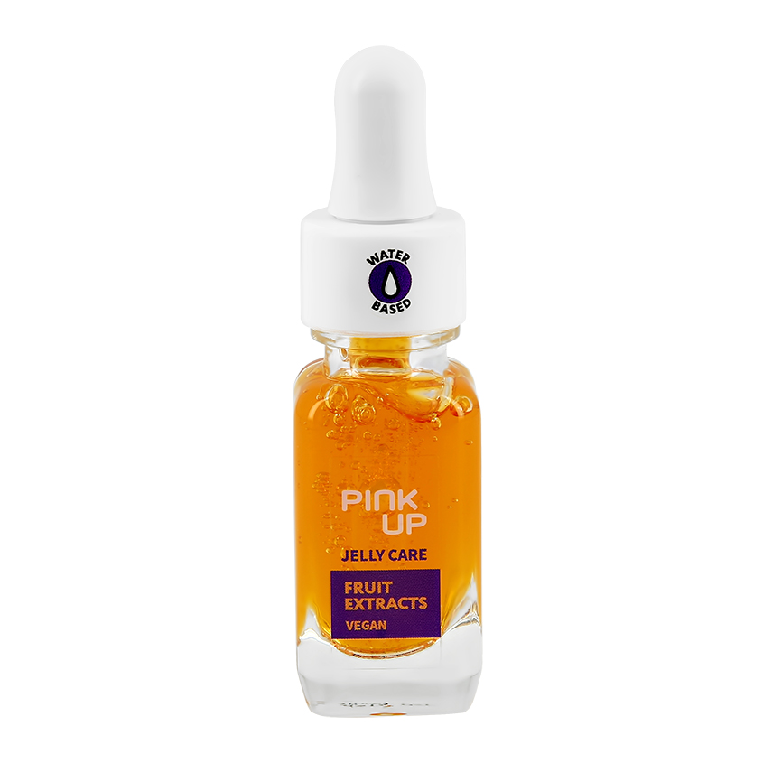 PINK UP Средство по уходу за ногтями PINK UP JELLY CARE на водной основе с витамином А и экстрактом папайи