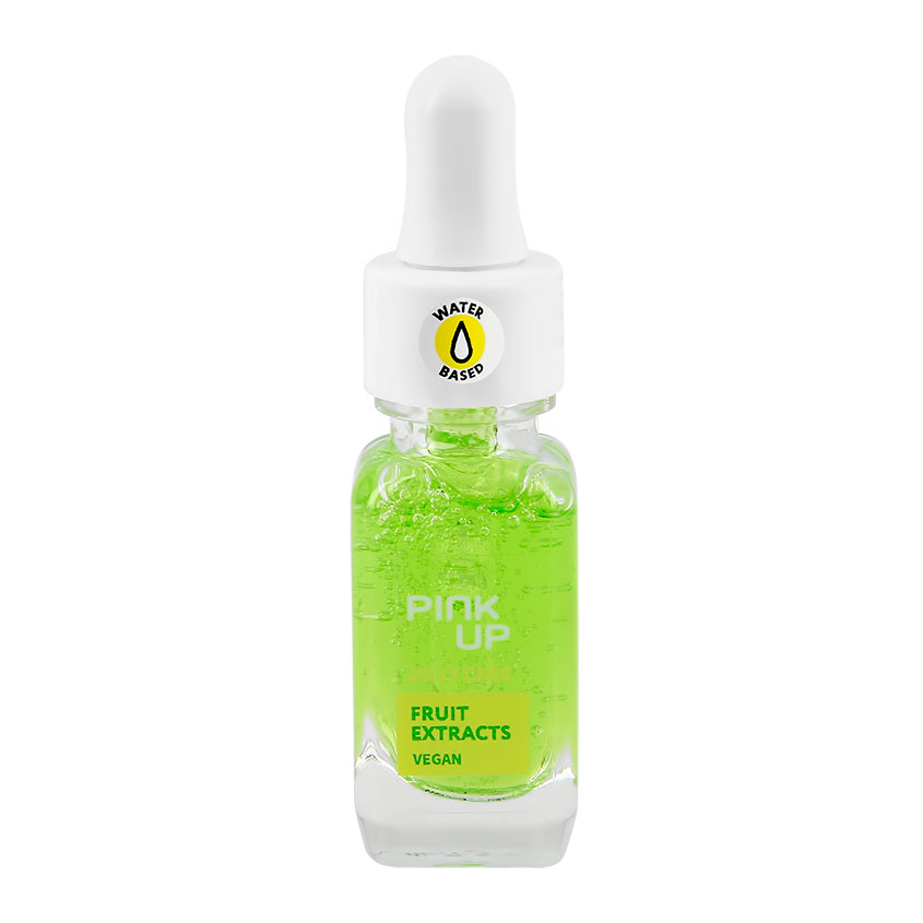 PINK UP Средство по уходу за ногтями PINK UP JELLY CARE на водной основе с витаминным комплексом и экстрактом карамболы