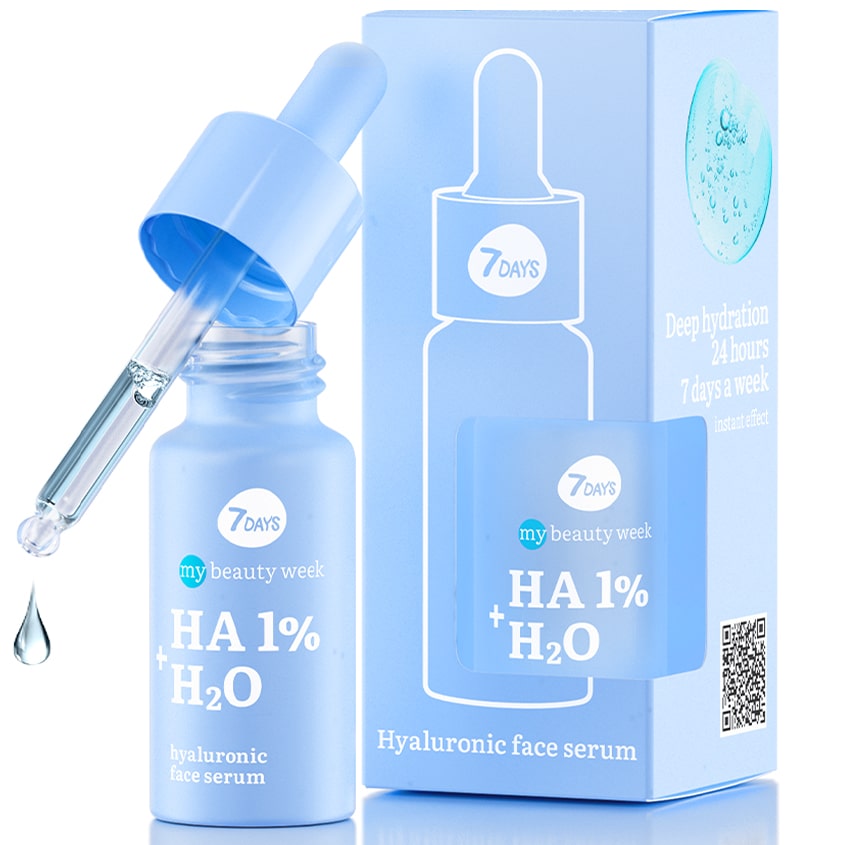 Сыворотка для лица увлажняющая HA 1%+H2O MY BEAUTY WEEK