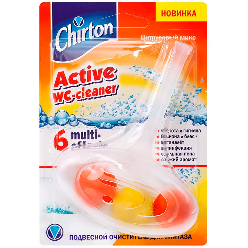 Гигиенический блок для унитаза Цитрусовый микс Chirton