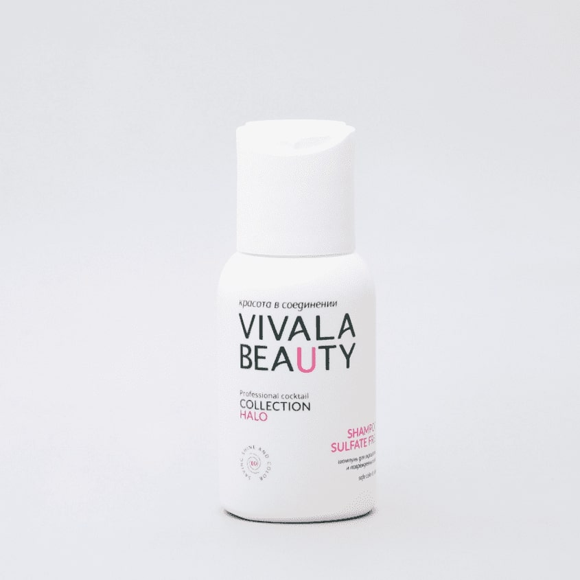 фото Vivalabeauty бессульфатный шампунь для окрашенных волос halo