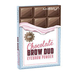MISSLYN Палетка теней для бровей Chocolate № 2, 6 г