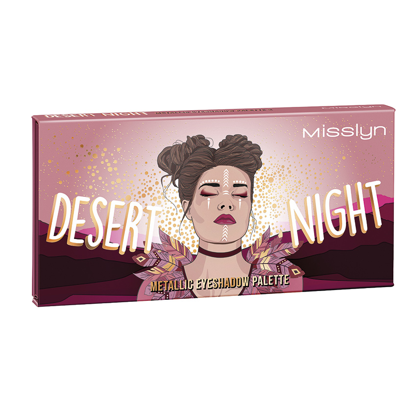 

MISSLYN Палетка теней для век Desert Fire