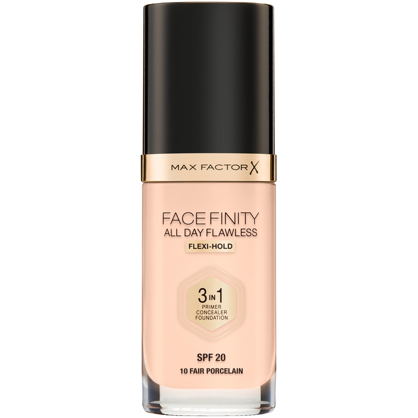 MAX FACTOR Тональная основа 3в1 FACEFINITY ALL DAY FLAWLESS SPF20