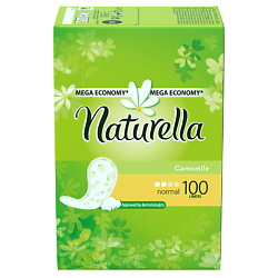 NATURELLA Женские гигиенические прокладки на каждый день Camomile Normal 100 шт.