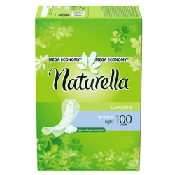 NATURELLA Женские гигиенические прокладки на каждый день Camomile Light 100 шт.