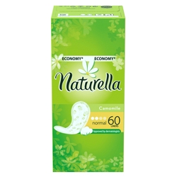 NATURELLA Женские гигиенические прокладки на каждый день Camomile Normal Trio 60 шт.