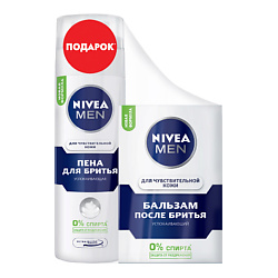 

NIVEA Промо-набор средств для бритья для чувствительной кожи 100 мл + 200 мл