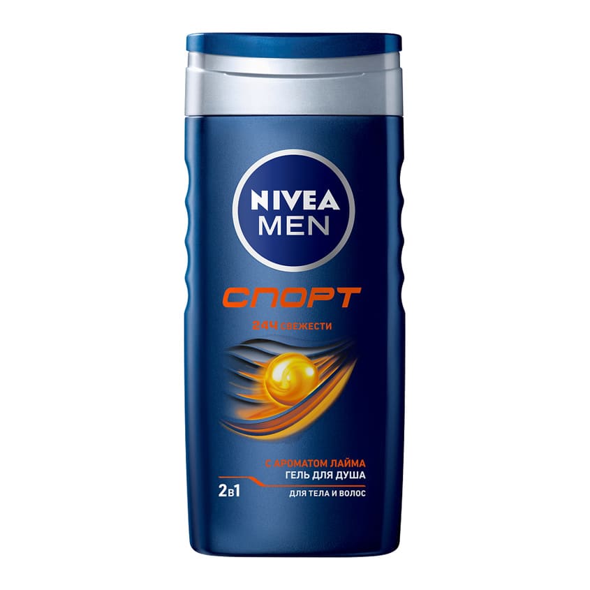 NIVEA NIVEA Гель для душа Спорт Для тела и волос – с освежающим ароматом лайма. Неповторимое ощущение свежести по