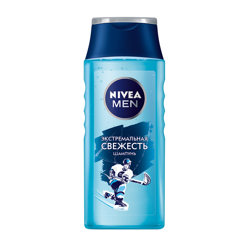 NIVEA NIVEA Шампунь-уход Экстремальная св Разработан для нормальных волос. Содержит морские минералы, благодаря чему заметн