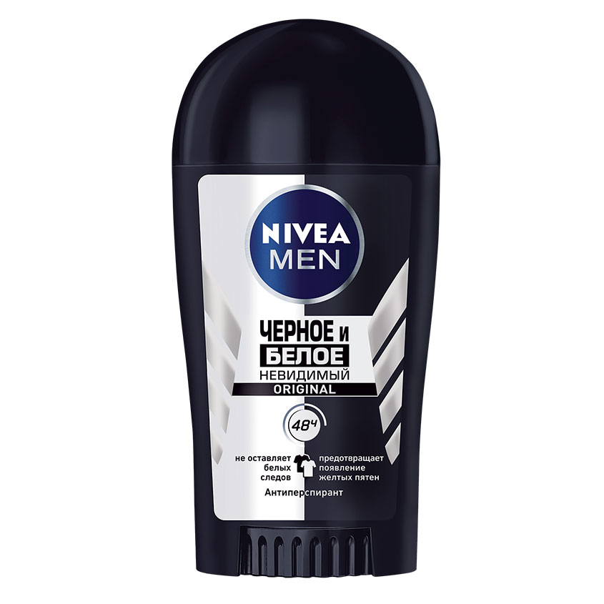 NIVEA Антиперспирант стик "Невидимый для черного и белого"